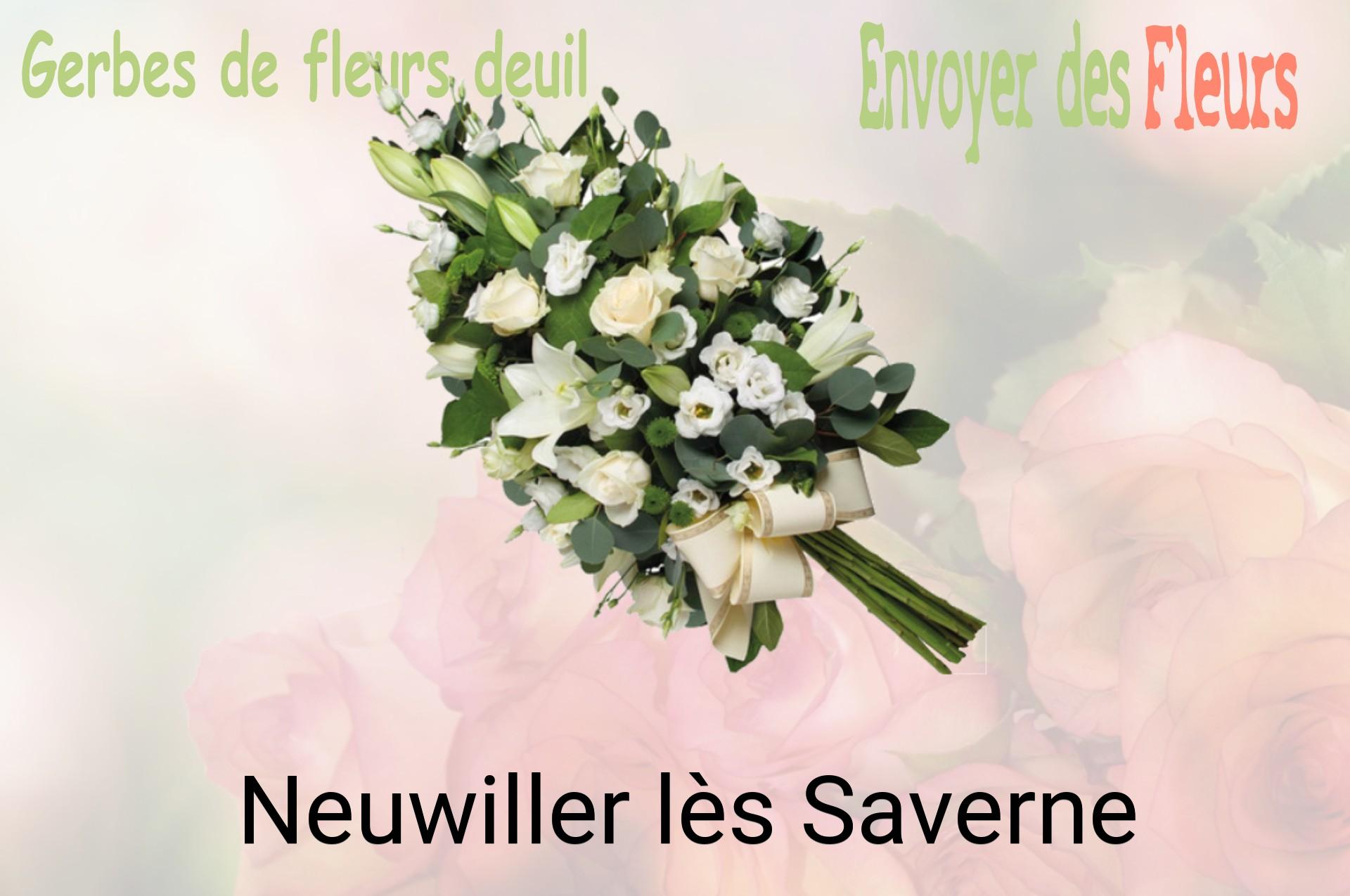 Gerbe de fleurs de deuil livrée à Neuwiller-lès-Saverne
